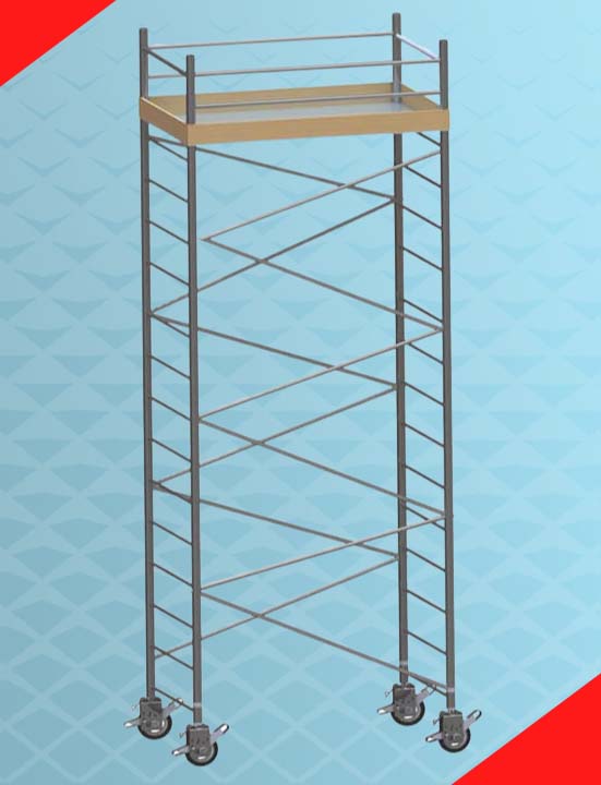 ALUMINIUM MOBILE NARROW SCAFFOLDING supplier UAE 1