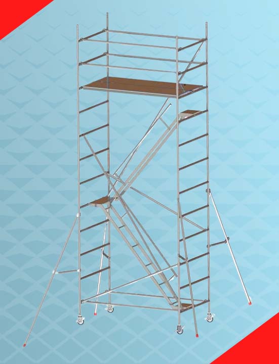 Aluminum Mobile Stairway Scaffolding supplier UAE