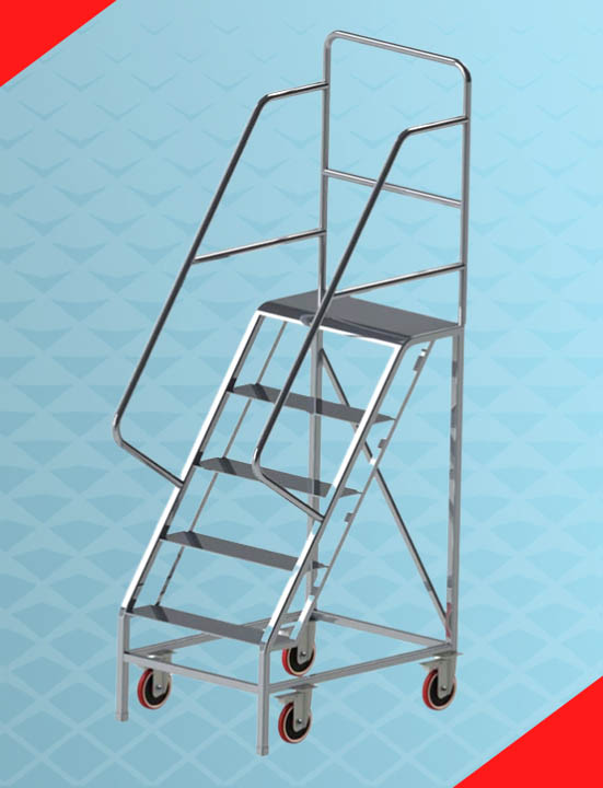 Aluminum Rolling Staircase Ladder supplier in UAE