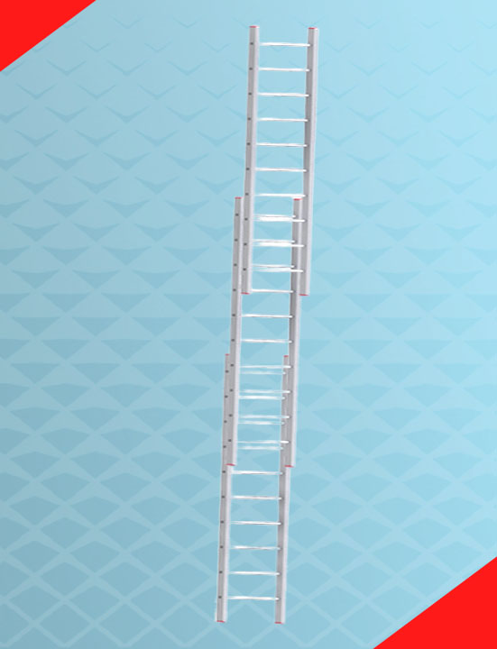 Triple Section Straight Aluminum Ladder supplier in UAE